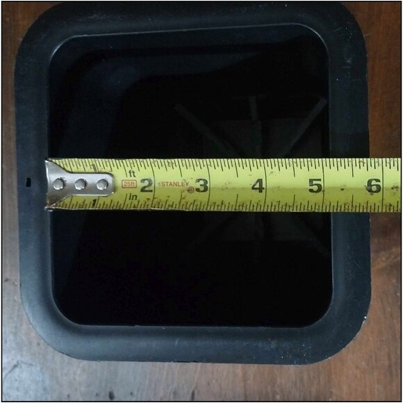 4 pack 6" Heavy Duty 1400 lbs. Bed Risers -Black Woodgrain Recycled Plastic - Picture 6 of 10